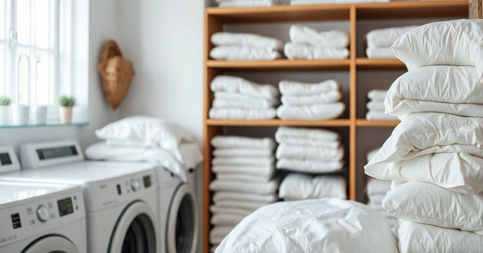 Como Cuidar da Sua Lavanderia de Len&ccedil;ol