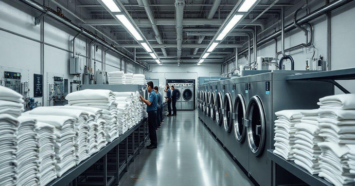 Lavanderia Industrial para Hot&eacute;is: Solu&ccedil;&atilde;o Eficiente