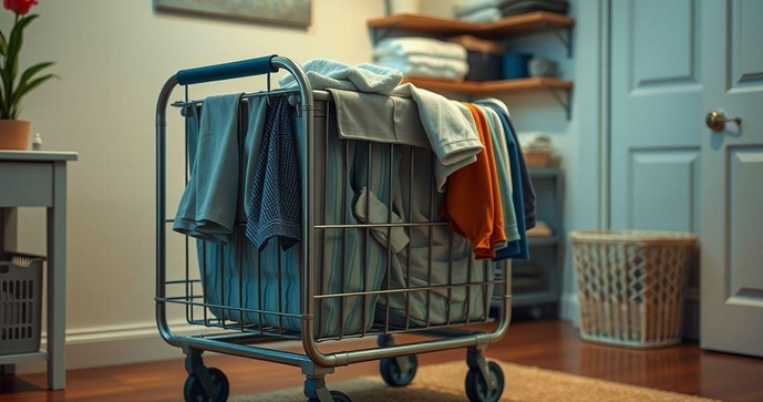 Carrinho para lavanderia: Como escolher o ideal para sua casa