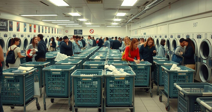 Carros para lavanderia: como escolher o modelo ideal para o seu neg&oacute;cio