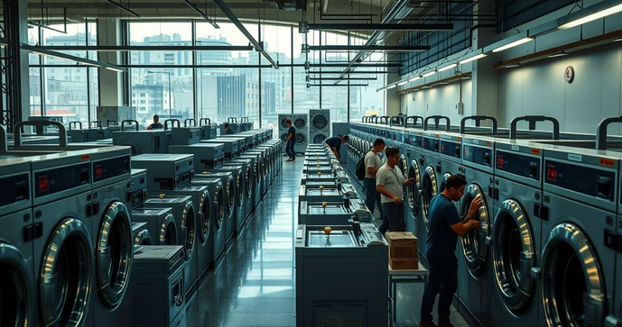 Lavanderia industrial em S&atilde;o Paulo: solu&ccedil;&otilde;es eficientes para o seu neg&oacute;cio