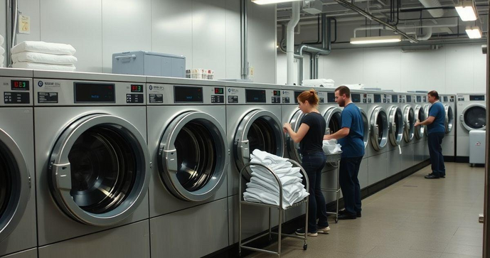 Lavanderia industrial hoteleira: como otimizar a efici&ecirc;ncia e a qualidade dos servi&ccedil;os