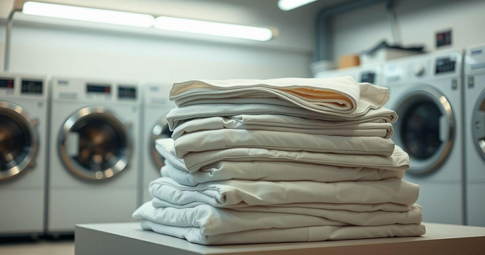 Como escolher a melhor lavanderia para len&ccedil;&oacute;is e roupas de cama