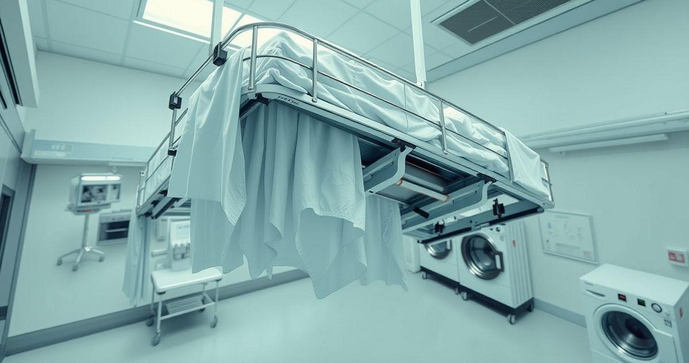 Como o Transportador A&eacute;reo Hospitalar Pode Revolucionar as Lavanderias