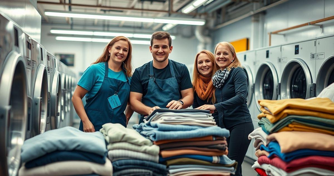 Empresa de lavanderia que transforma sua rotina com servi&ccedil;os r&aacute;pidos e eficientes